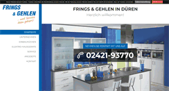 Desktop Screenshot of frings-gehlen.de